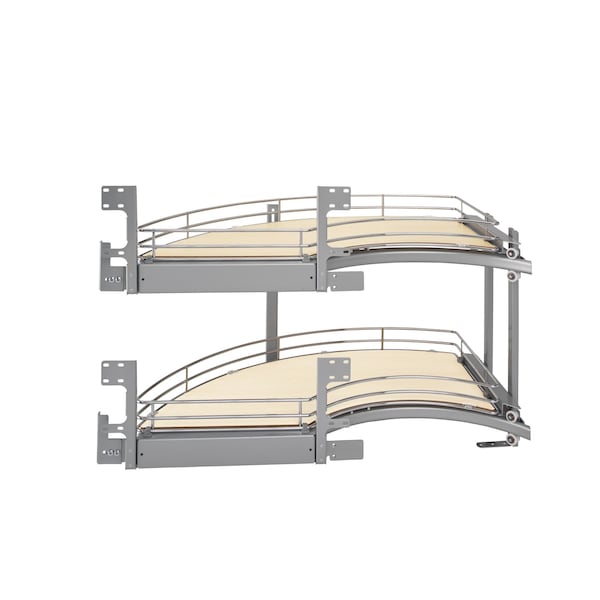 Rev-A-Shelf Steel, Light Brown, 35.75 in W, 20.8 in H, 35.75 in D, 18.63 in L, Light Brown 582-18-LMP - main